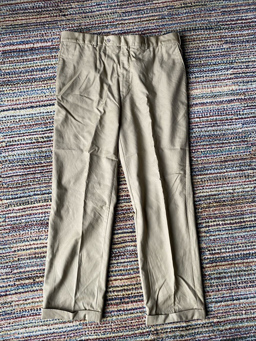 Samuelsohn Tan Chinos - Classic Straight Fit 38x31
